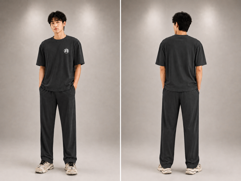Grey Color China Stretchable Fabric Tracksuit