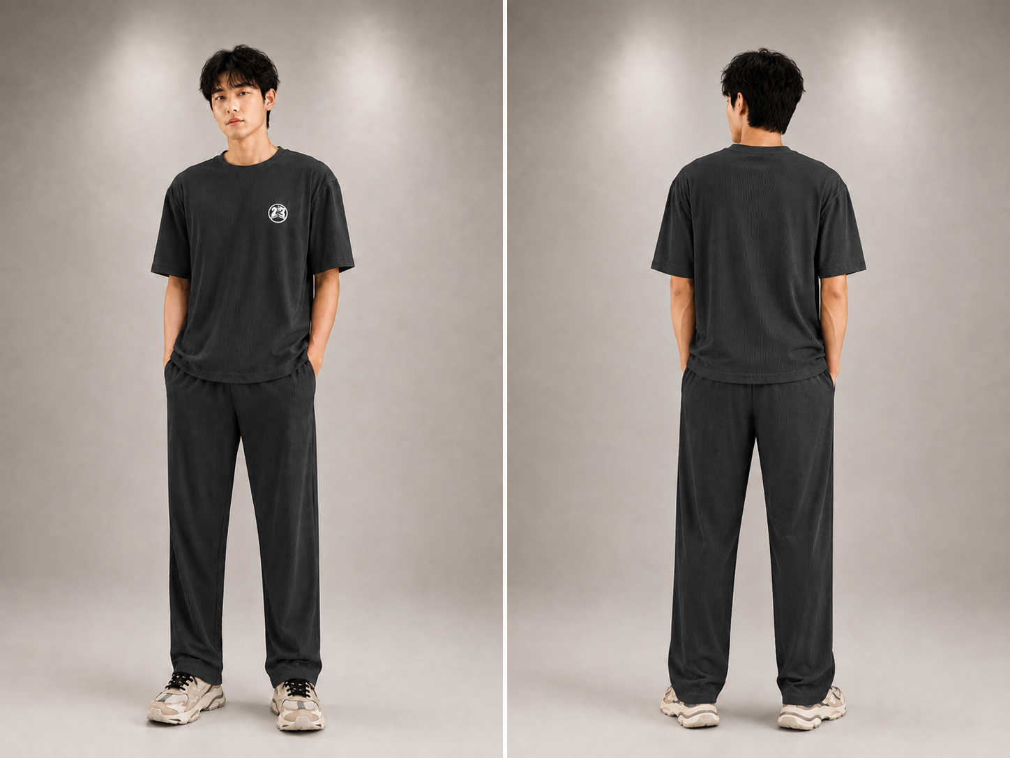 Grey Color China Stretchable Fabric Tracksuit