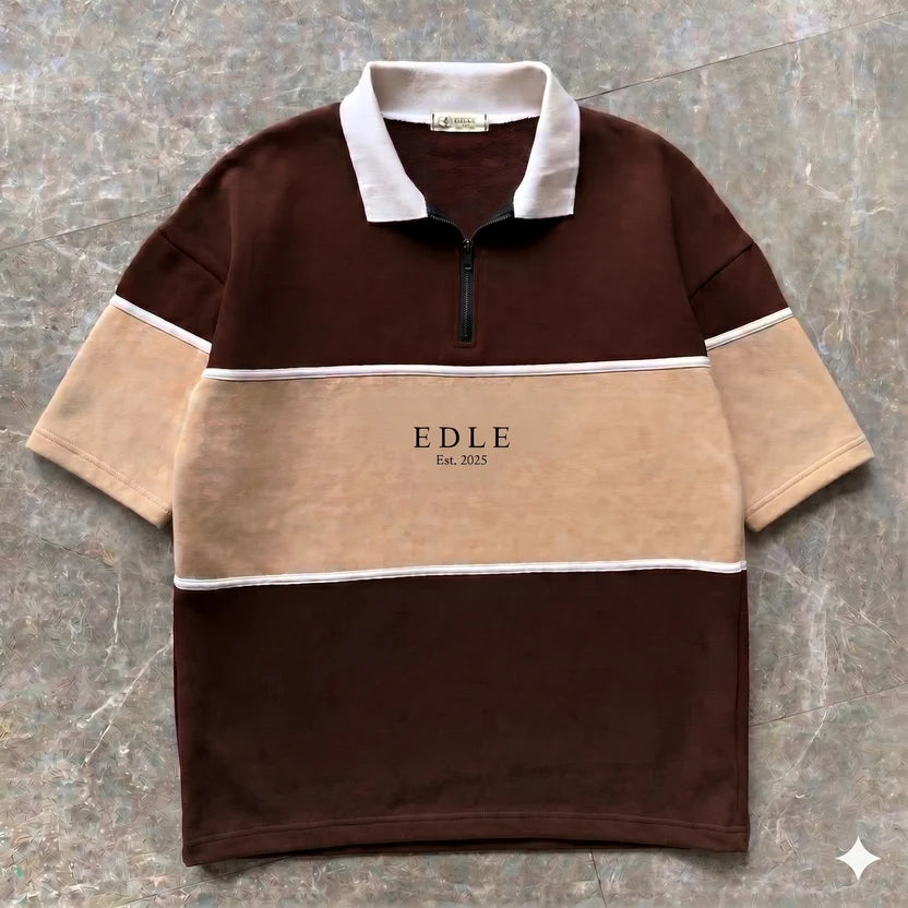 Johnny Collar Drop Shoulder Pollo