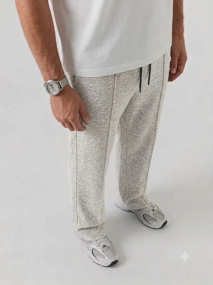 Premium Pure Cotton Baggy Heather Grey Trouser