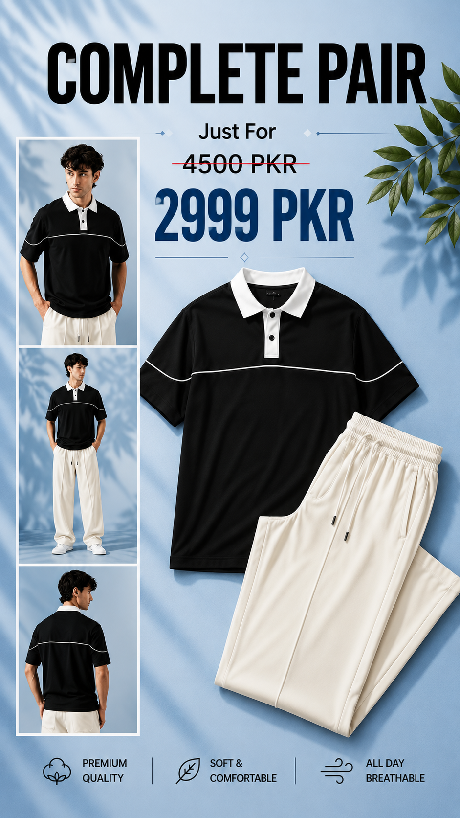 Pack OF Premium Trouser And Shirt