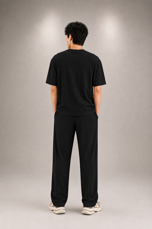 Black Color China Stretchable Fabric Tracksuit