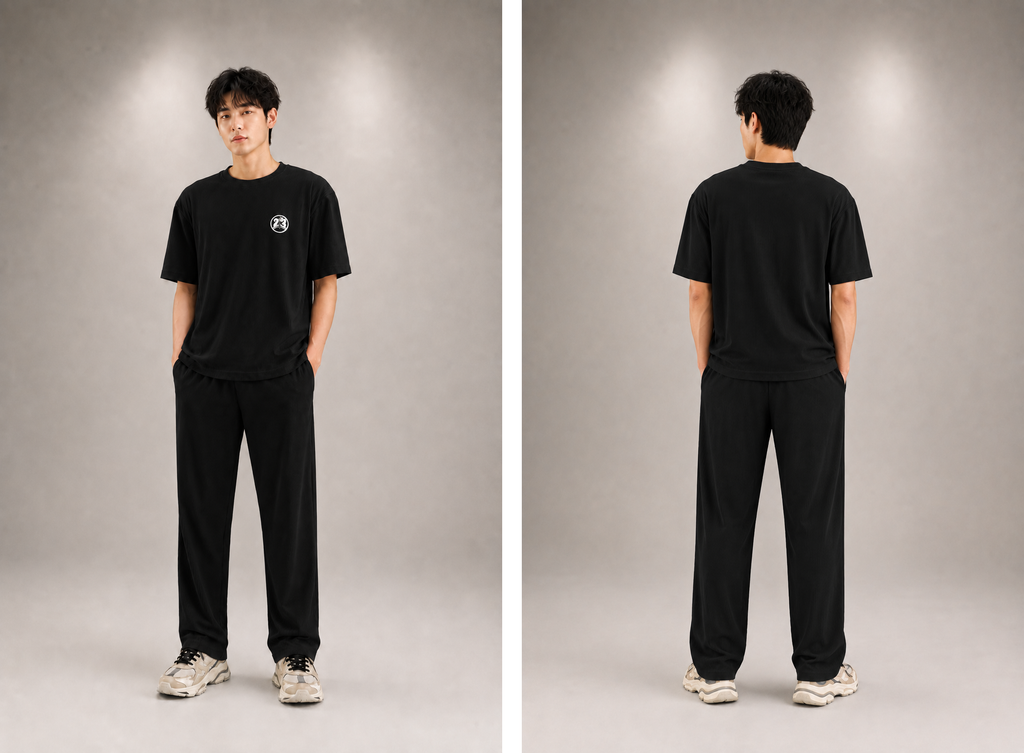 Black Color China Stretchable Fabric Tracksuit
