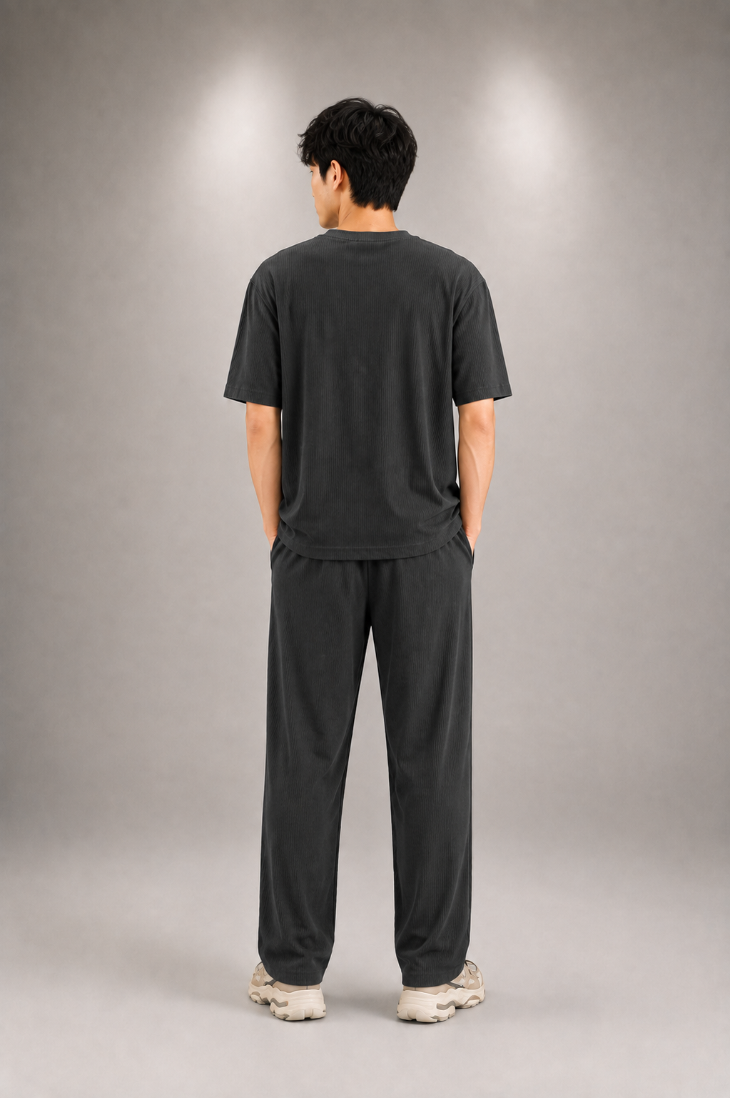 Grey Color China Stretchable Fabric Tracksuit